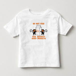 Diese Affen-Milchprodukte nicht Gefüttert Funny Kleinkind T-shirt
