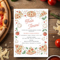 Diese Amore Italienische Pizza-Party-Brautabschied