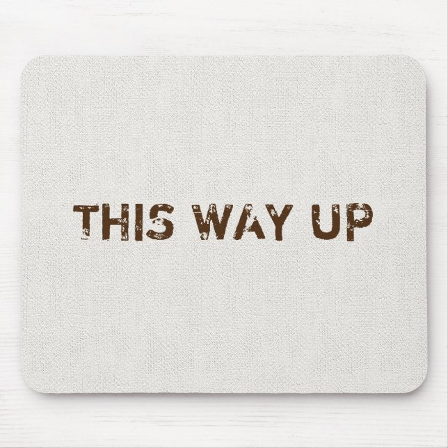 Diese Art Leinwand Textur Mousepad (Vorne)