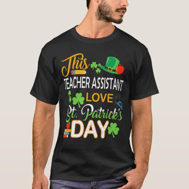 Diese Assistentin Liebe St Patrick S Day Shena T-Shirt (Vorderseite)