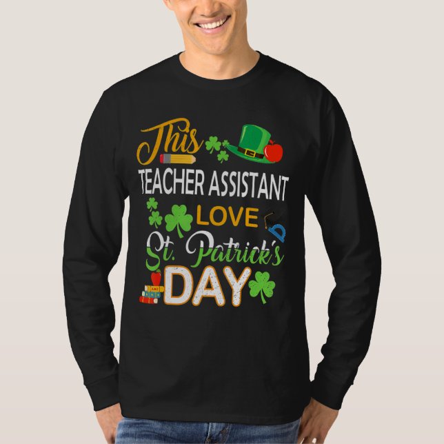 Diese Assistentin Liebe St Patrick S Day Shena T-Shirt (Vorderseite)