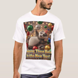 Diese Bälle ins neue Jahr fallen lassen T-Shirt