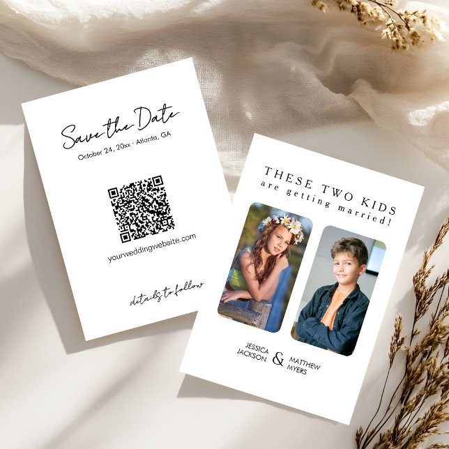 Diese beiden Kinder bekommen verheiratete Kinderfo Einladung (Von Creator hochgeladen)