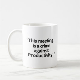 Diese Besprechung ist ein Verbrechen gegen die Pro Kaffeetasse