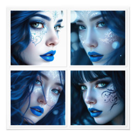 Diese blauen Augen Fotodruck