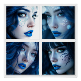 Diese blauen Augen Poster