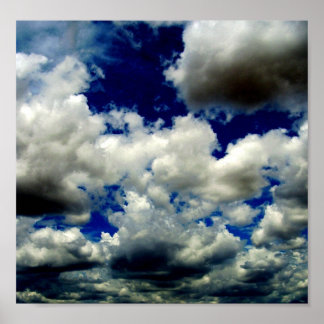 Diese Blue Sky I-Liebe Poster