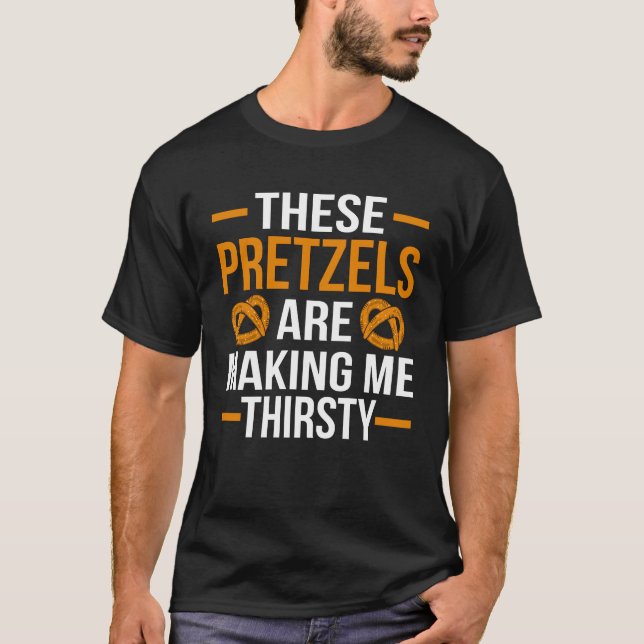 Diese Bretzel machen mich zu einer dreckigen Pub-B T-Shirt (Vorderseite)