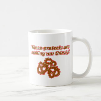 Diese Brezeln machen mich durstig Tasse