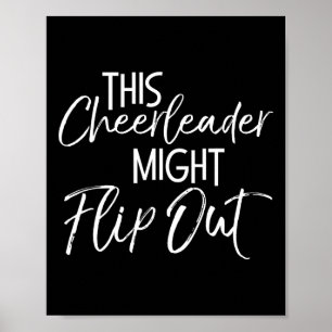 Diese Cheerleaderin könnte beim Cheer-Tumbling-Gif Poster