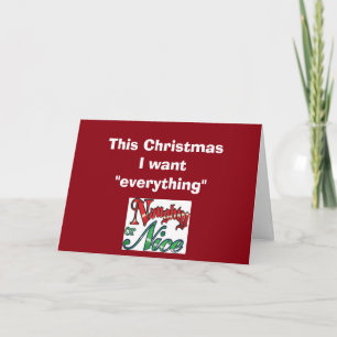 DIESE CHRISTMAS WOLLTE ALLES/TEILEN ES MIT "YOU" FEIERTAGSKARTE