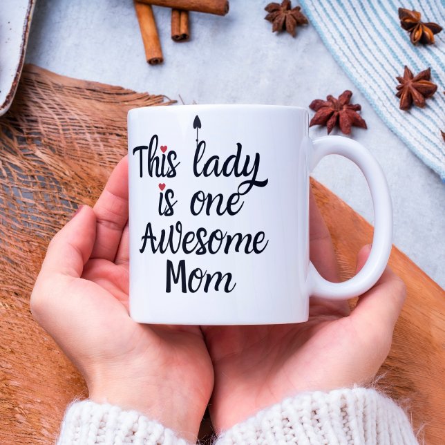 Diese Dame ist eine Phantastische Mama Funny Coffe Kaffeetasse (Von Creator hochgeladen)