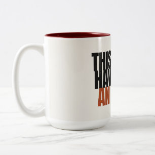 Diese E-Mail-Humor-Bürotasse Zweifarbige Tasse