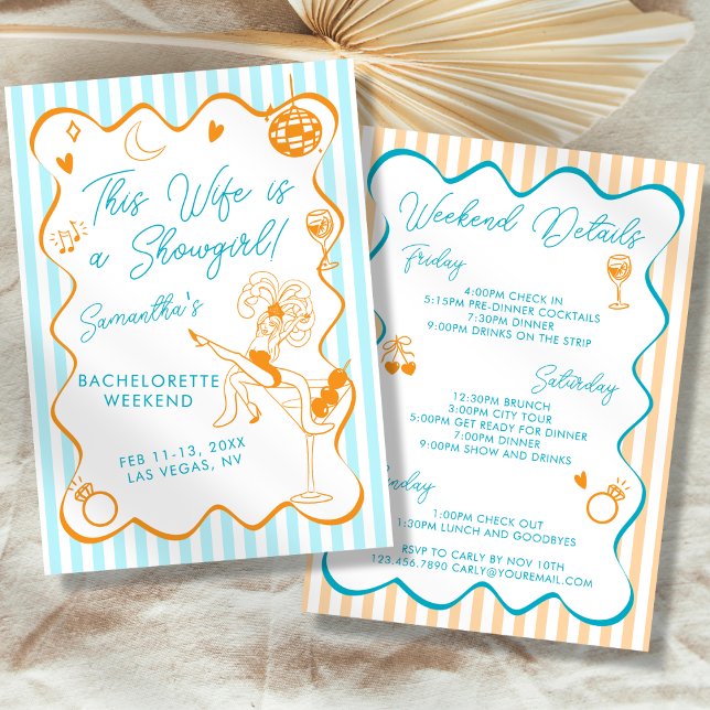 Diese Ehefrau ist ein Showgirl Bachelorette Tour Einladung (Von Creator hochgeladen)