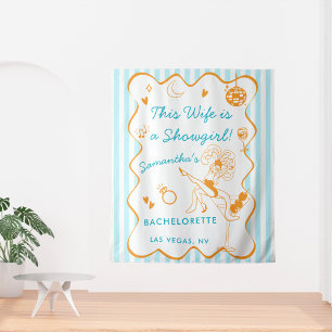 Diese Ehefrau ist eine Showgirl Bach Era Bachelore Wandteppich