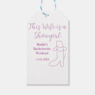 Diese Ehefrau ist eine Showgirl-Junggesellinnenabs Geschenkanhänger