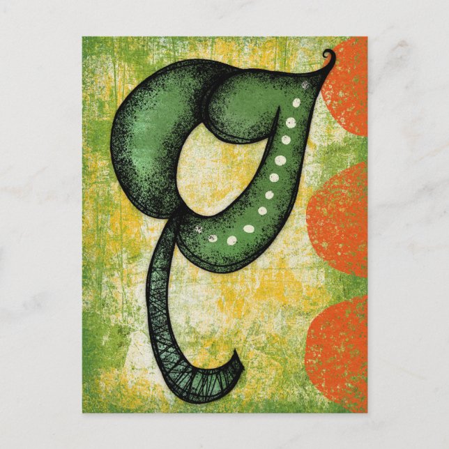 Diese einmalige leaf Postkarte (Vorderseite)