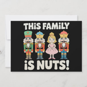 Diese Familie ist verrückt Weihnachten Nussknacker