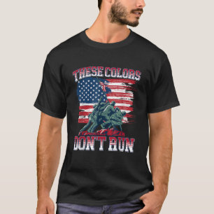 Diese Farbe wird nicht von der amerikanischen Flag T-Shirt