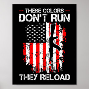 Diese Farben führen zu einem ungewöhnlichen Zitat  Poster