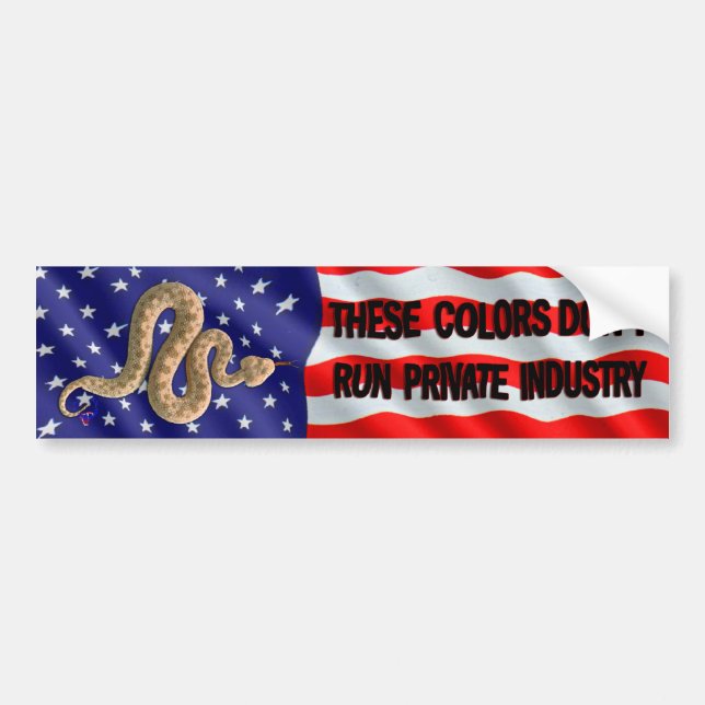 Diese Farben lassen nicht private Industrie laufen Autoaufkleber (Vorne)