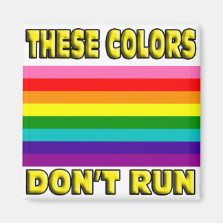 Diese Farben laufen nicht. Magnet