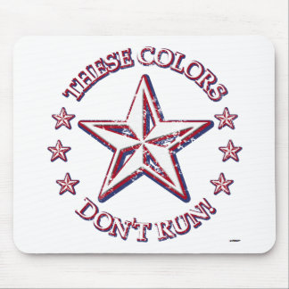 Diese Farben laufen nicht! Stern Mousepad
