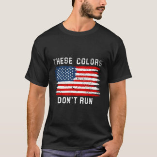 Diese farbige amerikanische Flagge führt nicht pat T-Shirt