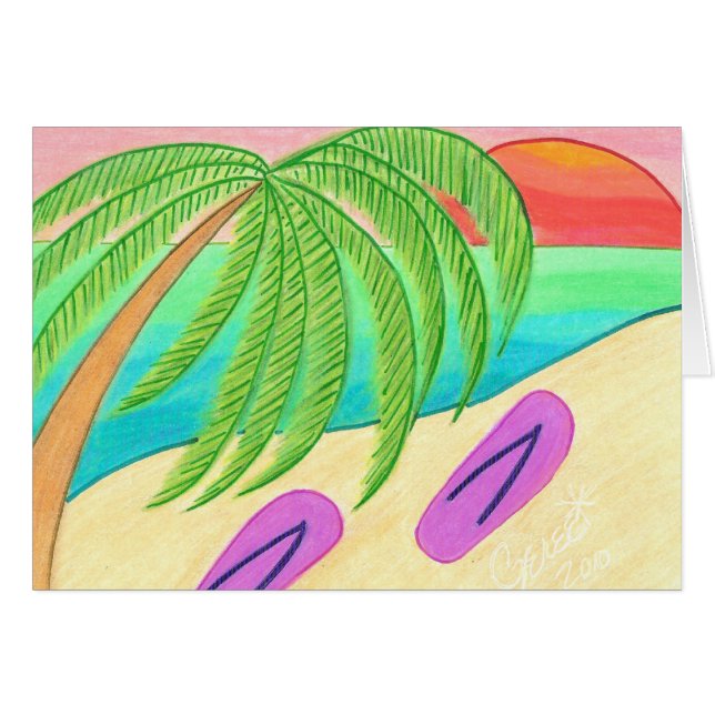 Diese Flip Flops sind für Spaziergänge BLANK GREET (Vorderseite (Horizontal))