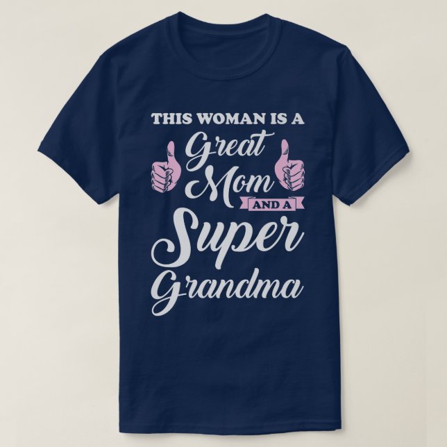 diese Frau ist eine Großmutter von Großmutter T-Shirt (Design vorne)