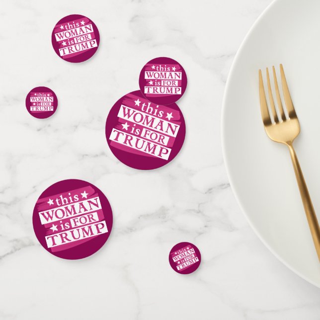 Diese Frau ist für Trump Confetti Konfetti (Gruppe)