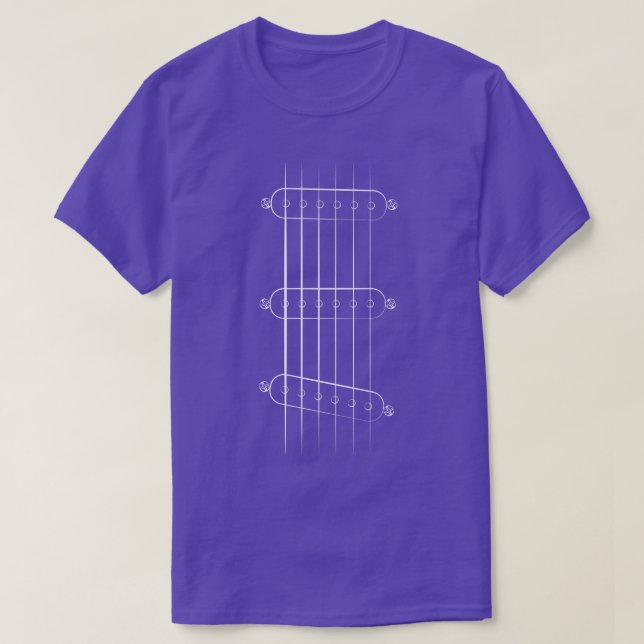 Diese gehen an elf Single Coil Electric Gitarre T-Shirt (Design vorne)