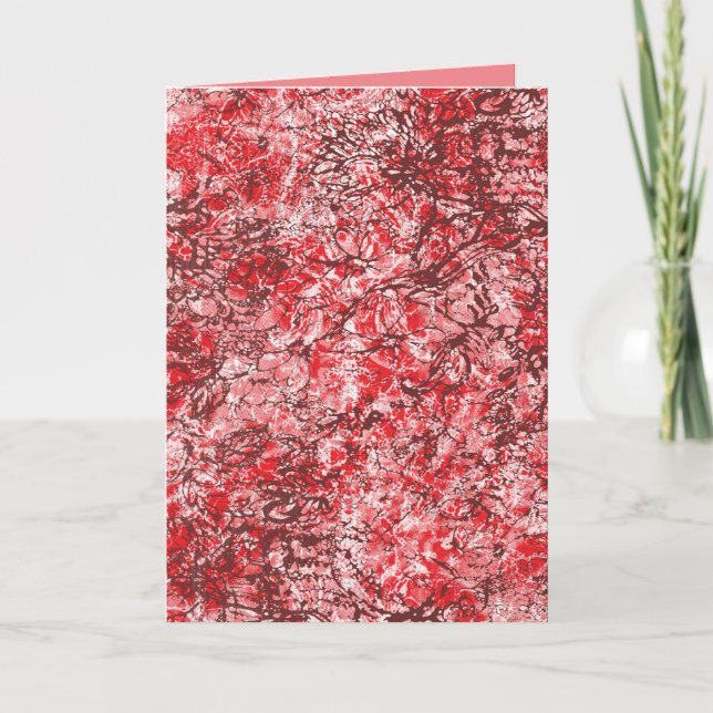 Diese geklappte Grußkarte wird jeden Augenblick ge Karte (Vorderseite)