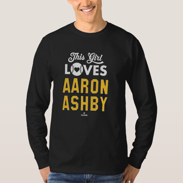 Diese Girl-Lieben Aaron Ashby Milwaukee Baseball M T-Shirt (Vorderseite)