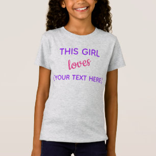 Diese Girl-Lieben (Ihre Worte) T - Shirt des Mädch