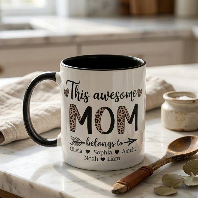 Diese großartige Mutter Leopard Mama Ära Kunstwerk Tasse (Von Creator hochgeladen)