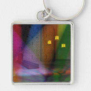 Diese große Bühne des Dummkopf-Schlüsselanhäng Schlüsselanhänger