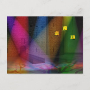 Diese große Bühne von Dummköpfen Postkarte