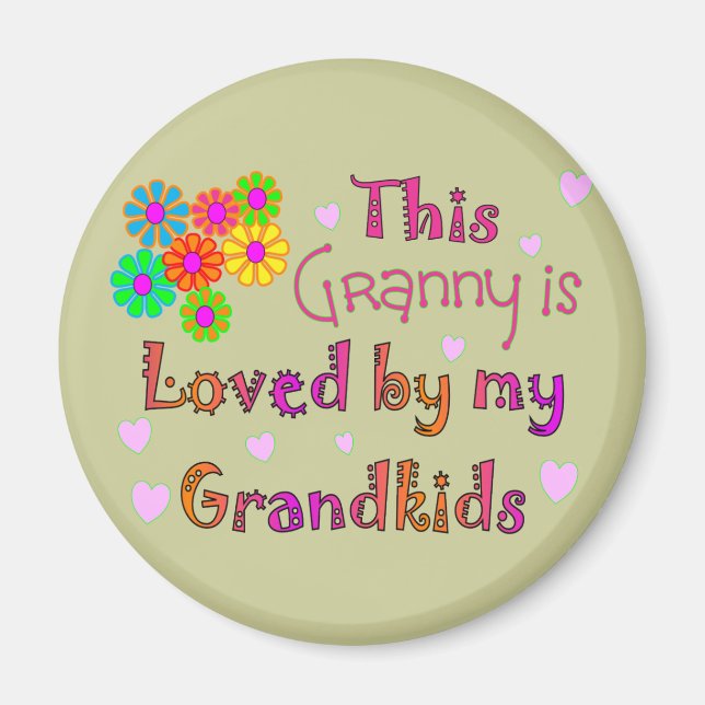 Diese Großmutter wird von meinen Grandkis geliebt Magnet (Vorne)