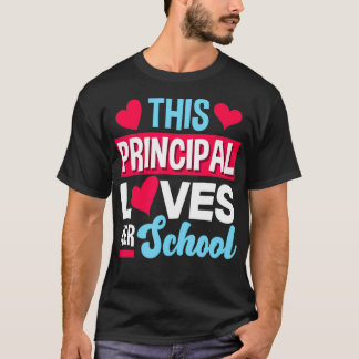 Diese Hauptfigur Liebe ihre Lehrerin Funny Prin T-Shirt