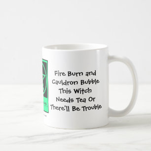 Diese Hexe benötigt Tee! Tee-Süchtige Tasse