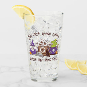 Diese Hexe braucht Kaffee Glas