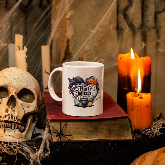 Diese Hexe Halloween-Tasse Kaffeetasse (Von Creator hochgeladen)