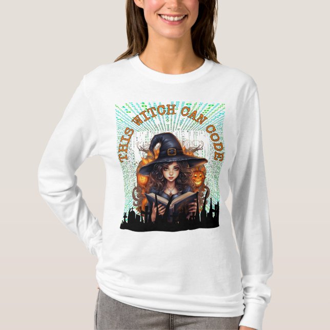 Diese Hexe kann kodieren T-Shirt (Vorderseite)