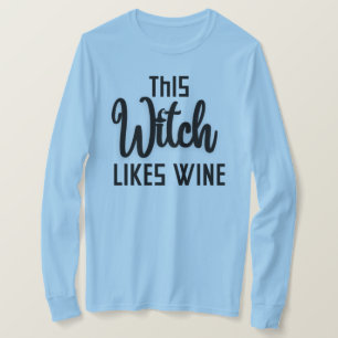 Diese Hexe mag Wein T-Shirt