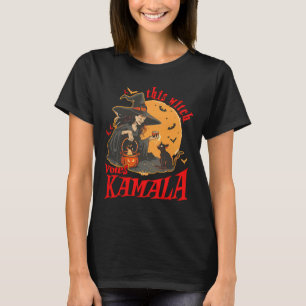 Diese Hexe wählt Kamala Witchy Halloween Feminist T-Shirt