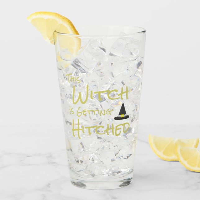 Diese Hexe wird angeheftet Glas (Vorderseite Ice)