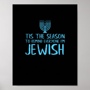 Diese Jahreszeit für alle im jüdischen Funny Hanuk Poster