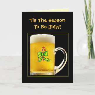 Diese Jahreszeit ist Jolly Funny Beer Tasse Weihna Feiertagskarte