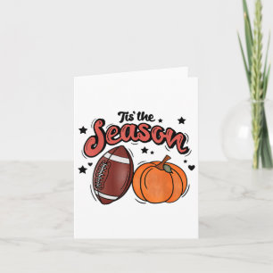Diese Jahreszeit Kaffee Fall Footbyll und Hallowee Karte